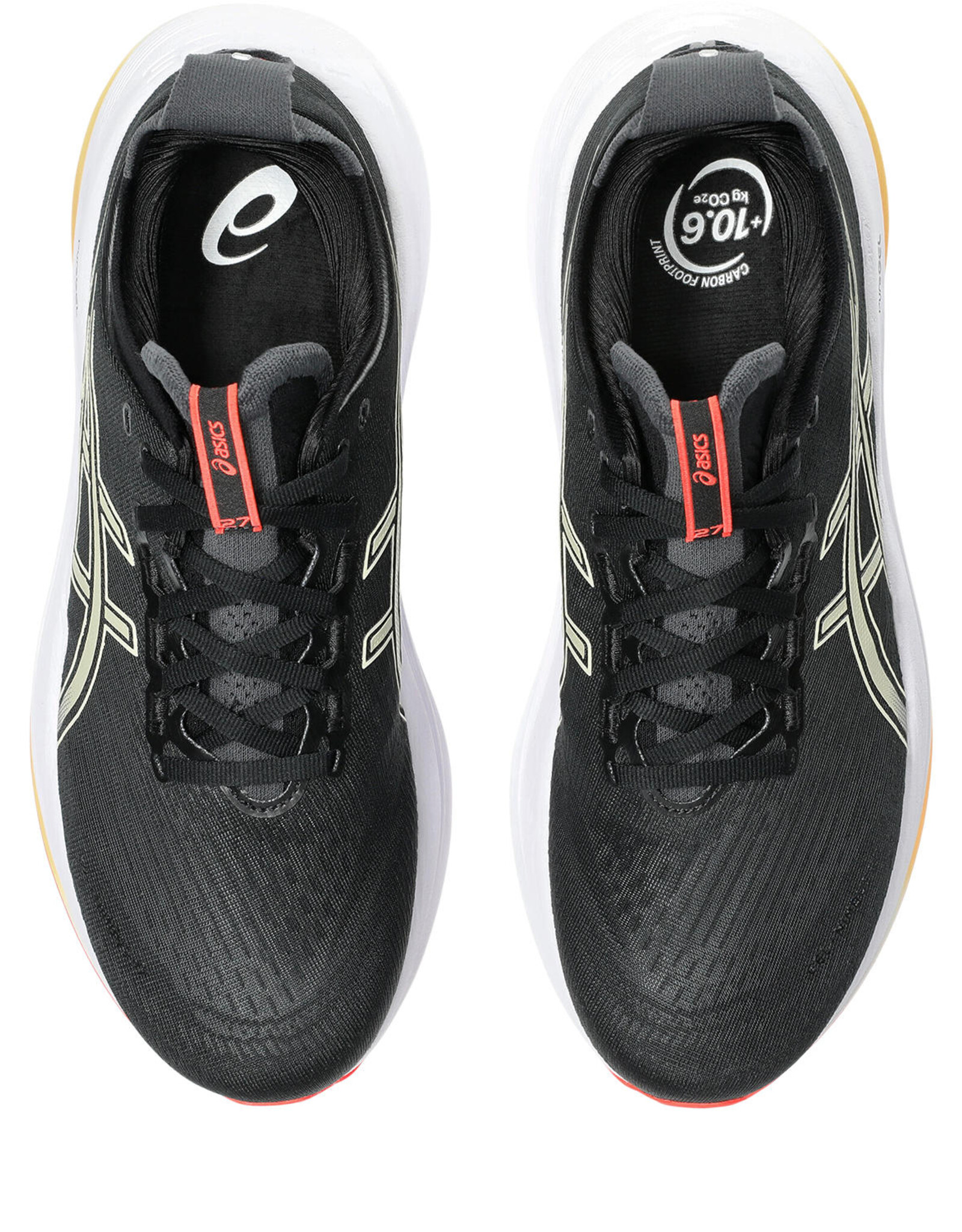 Asics GEL-NIMBUS 27-Heren-BLACK/KHAKI