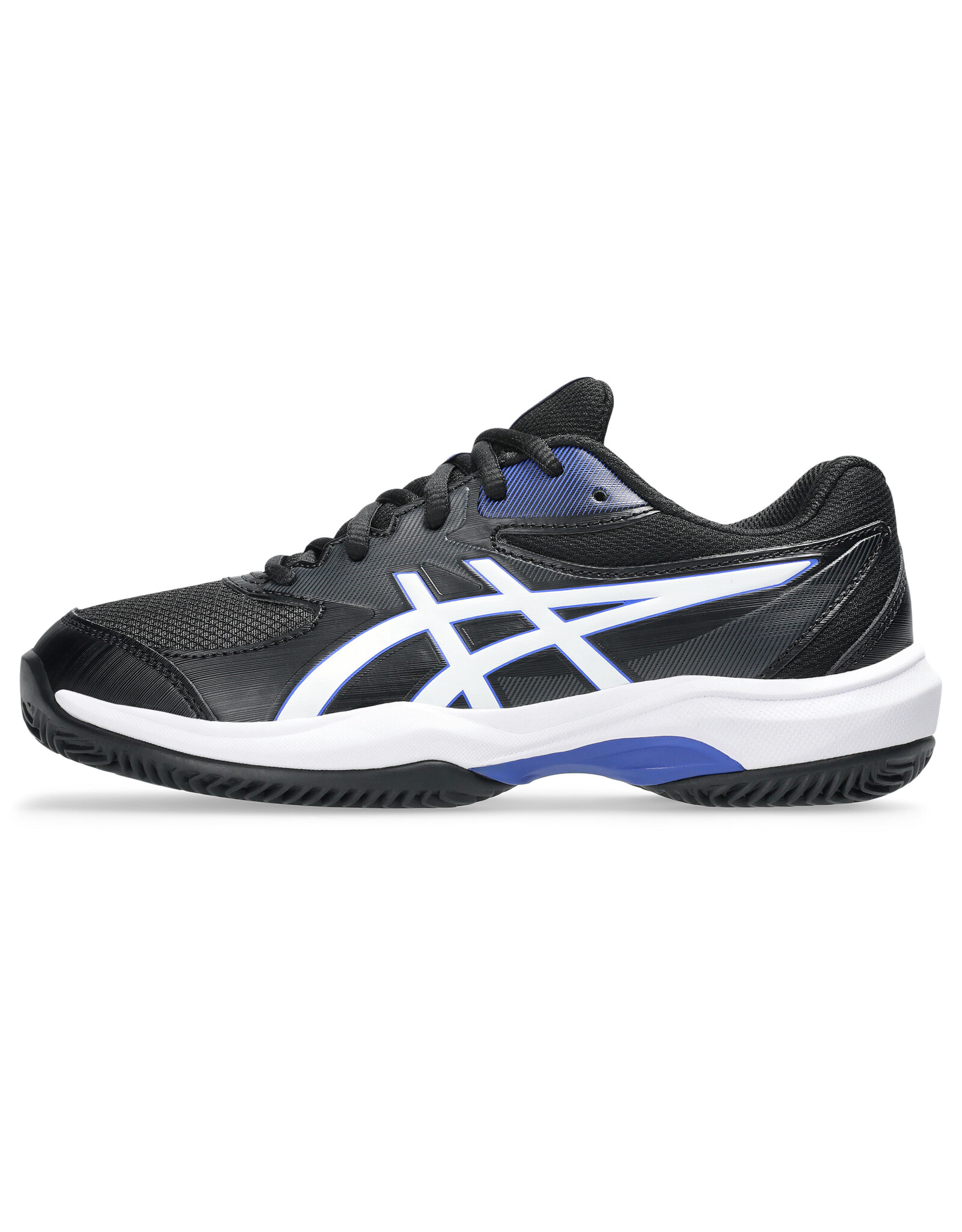 Asics GEL-GAME GS CLAY/OC-Kinderen-BLACK/WHITE