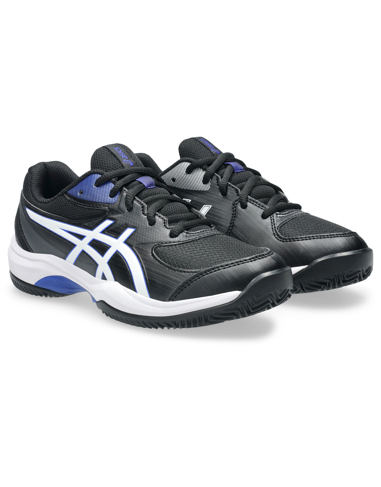 Asics GEL-GAME GS CLAY/OC-Kinderen-BLACK/WHITE