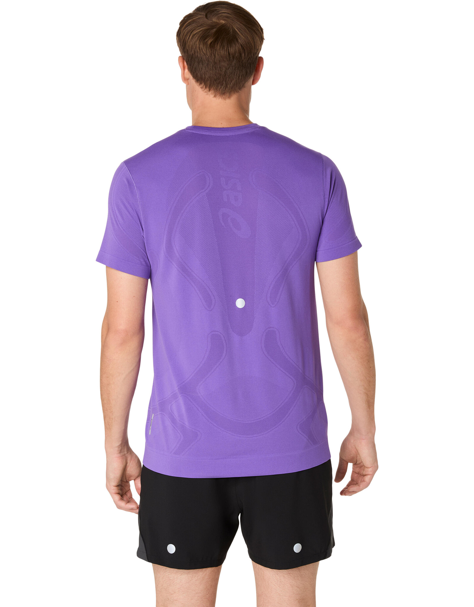 Asics ROAD SEAMLESS SS TOP-Heren-EDO PURPLE