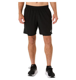 Asics ASICS CORE 2-N-1 7IN SHORT-Heren-PERFORMANCE BLACK/PERFORMANCE BLACK