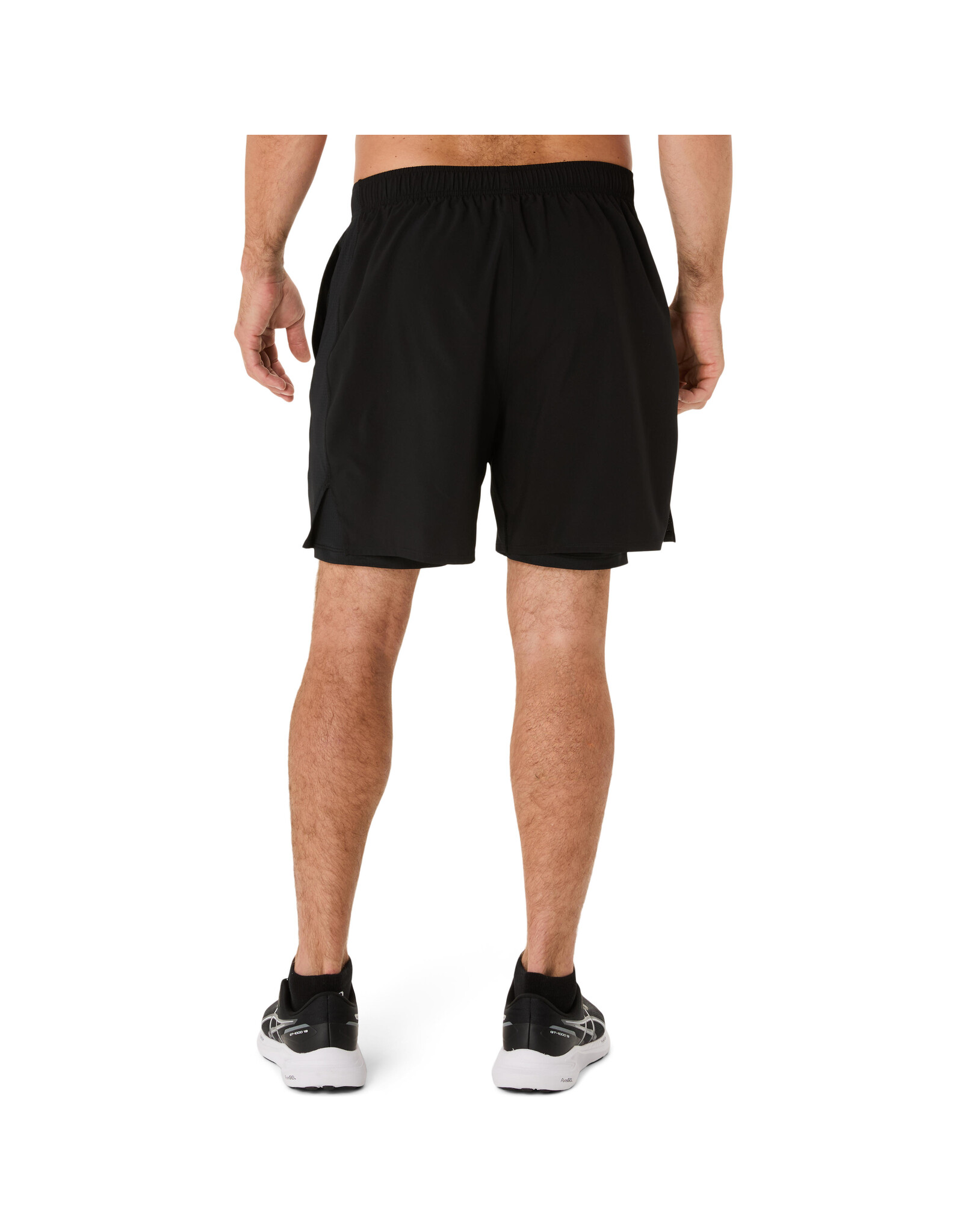 Asics ASICS CORE 2-N-1 7IN SHORT-Heren-PERFORMANCE BLACK/PERFORMANCE BLACK