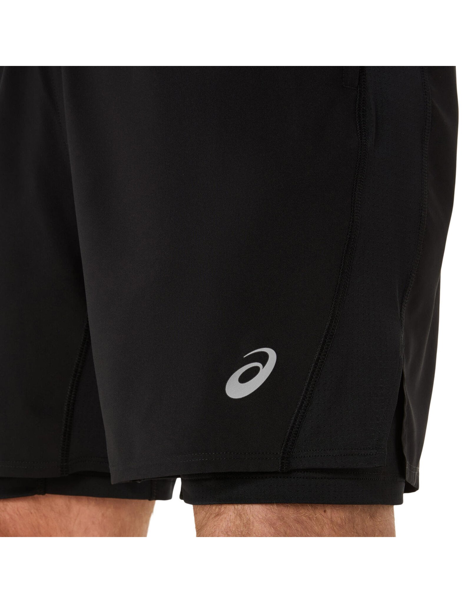 Asics ASICS CORE 2-N-1 7IN SHORT-Heren-PERFORMANCE BLACK/PERFORMANCE BLACK