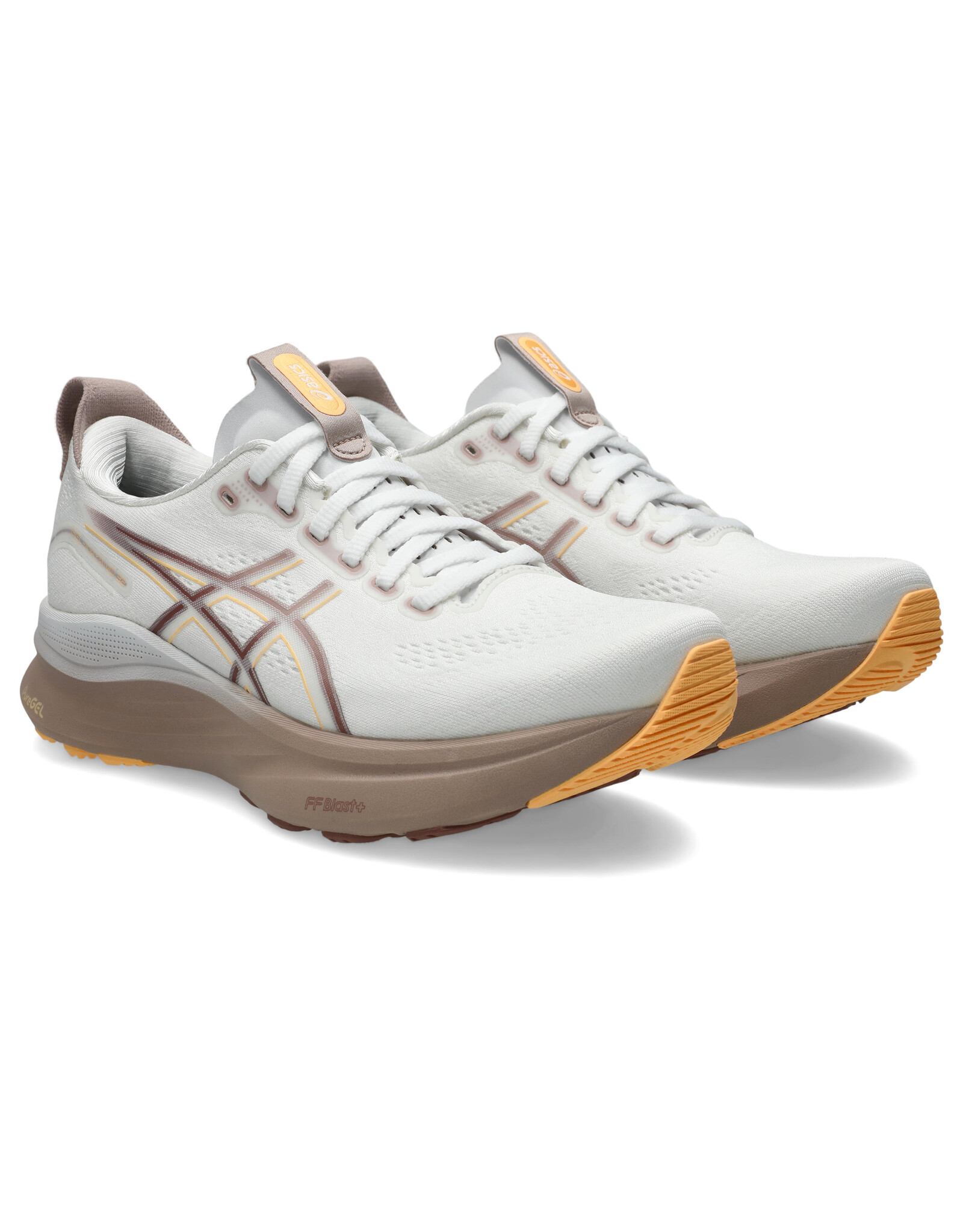 Asics GEL-KAYANO 32-Dames-WHITE/ORANGE GLOW