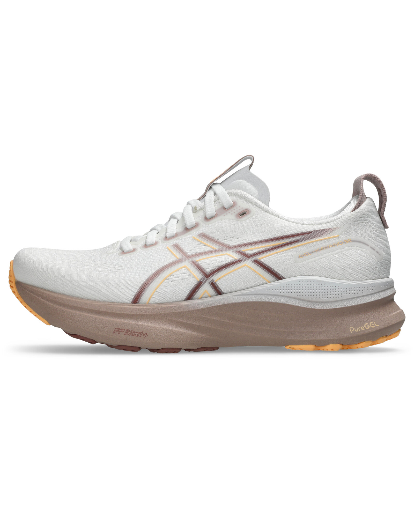 Asics GEL-KAYANO 32-Dames-WHITE/ORANGE GLOW