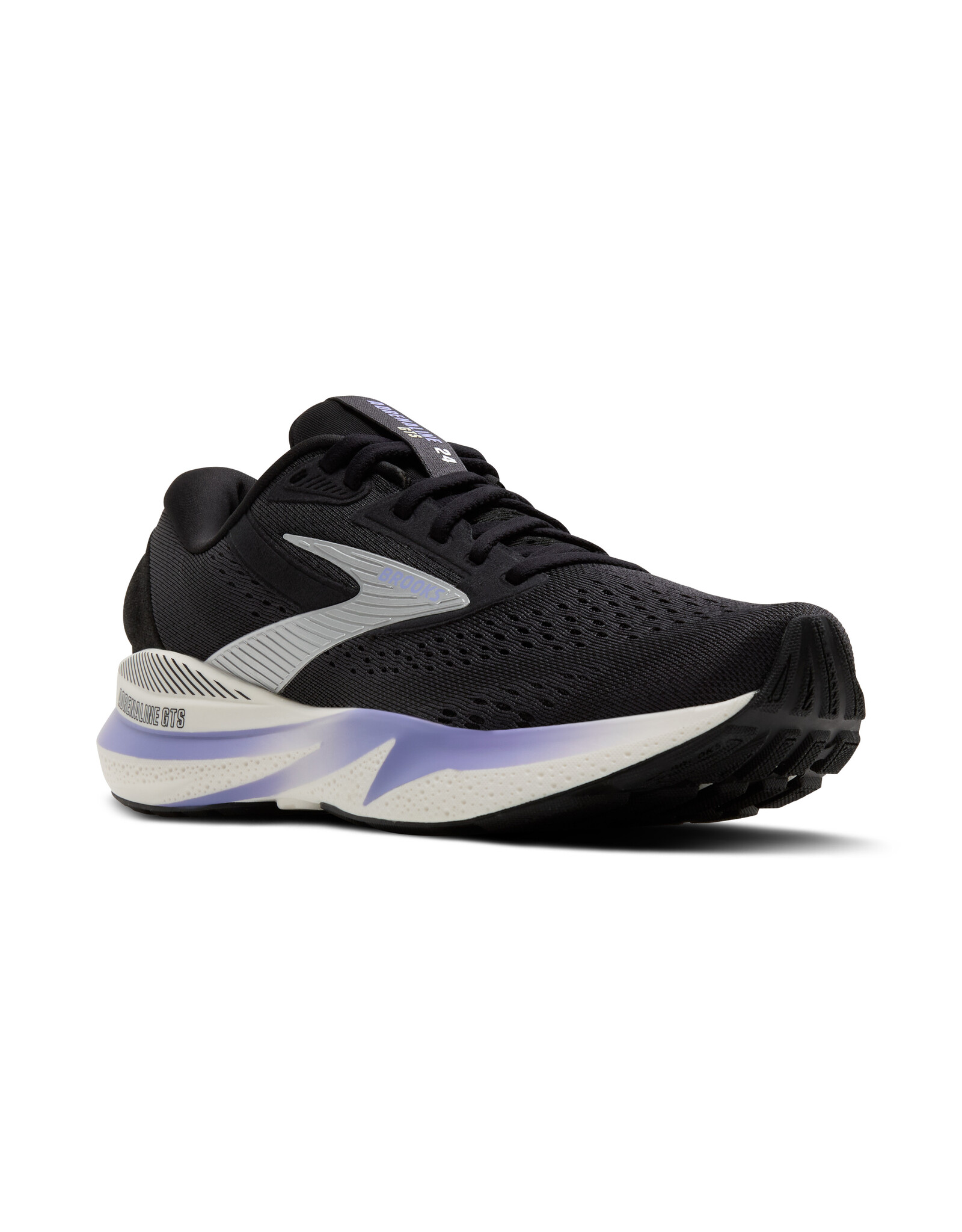 Brooks Adrenaline GTS 24-Dames-Ebony/Blue Heron/Silver