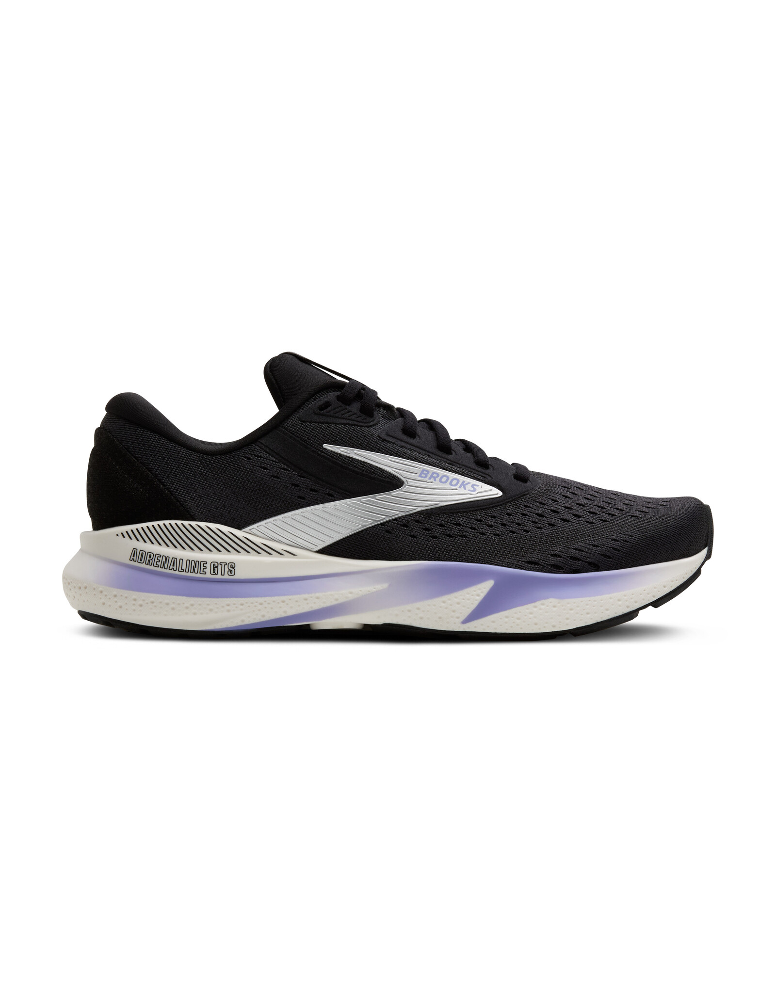 Brooks Adrenaline GTS 24-Dames-Ebony/Blue Heron/Silver