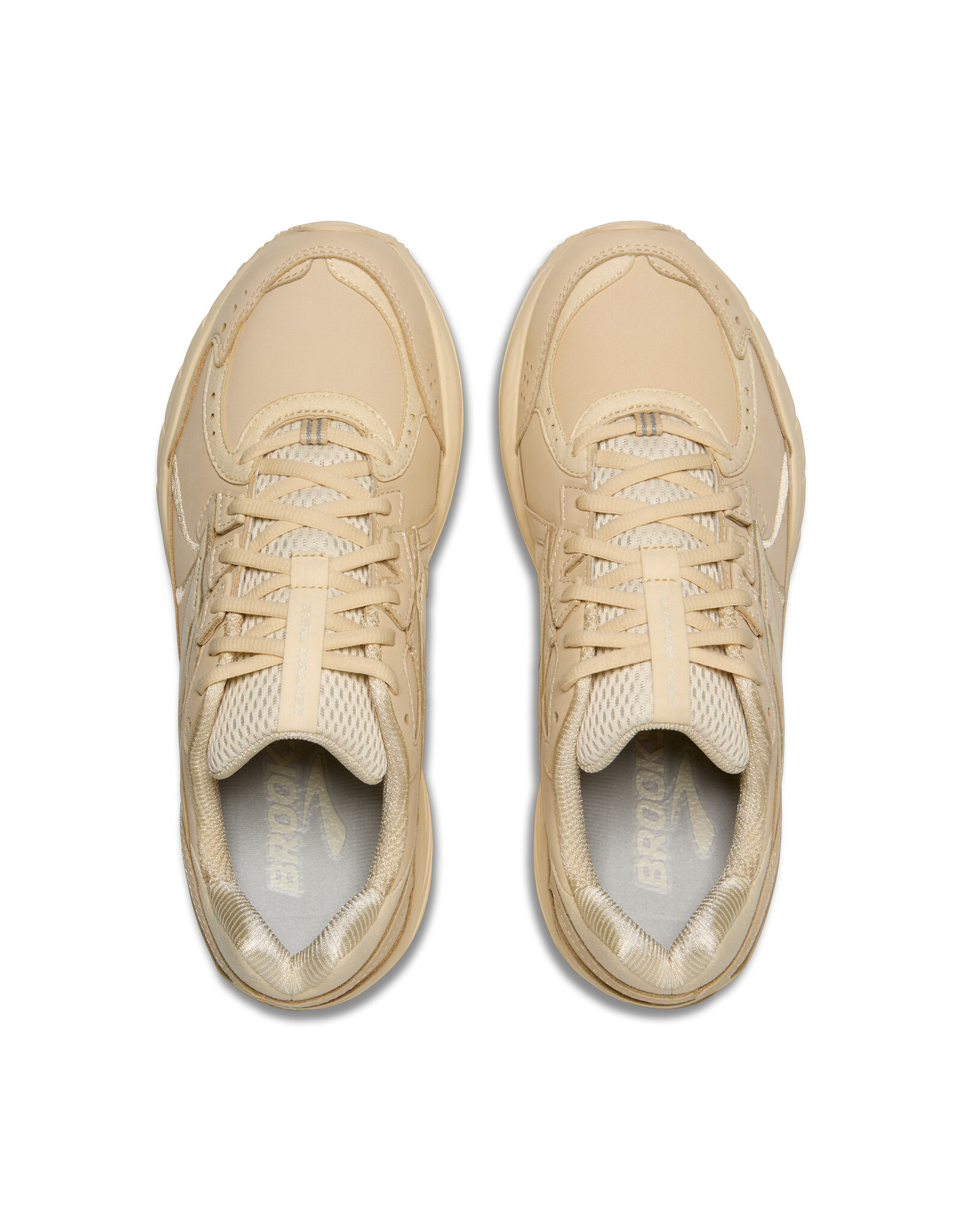 Brooks Zeal Walker-Dames-Angora/Coconut/Milk