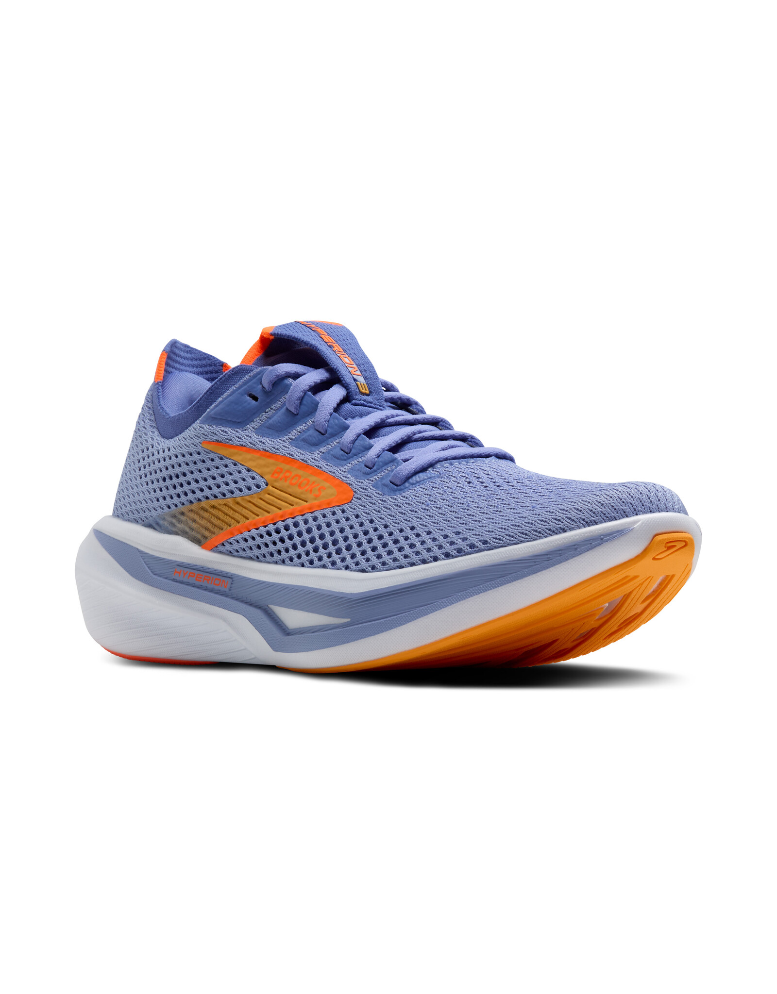 Brooks Hyperion 3-Dames-Blue Heron/Orange/White