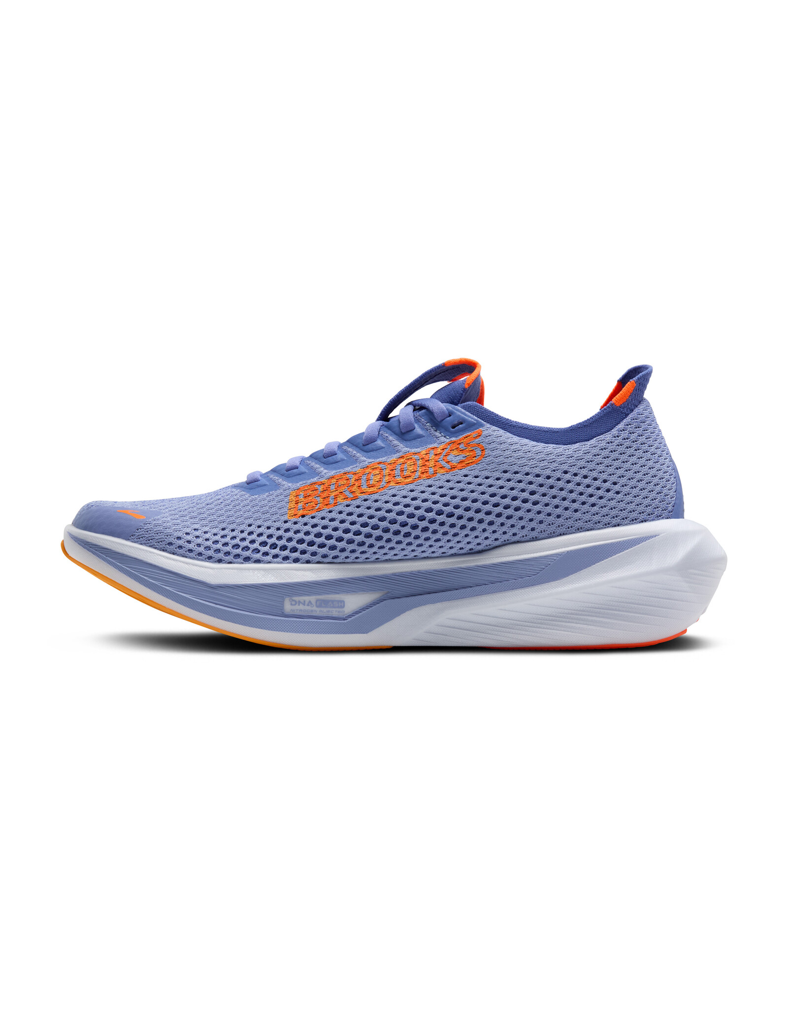 Brooks Hyperion 3-Dames-Blue Heron/Orange/White