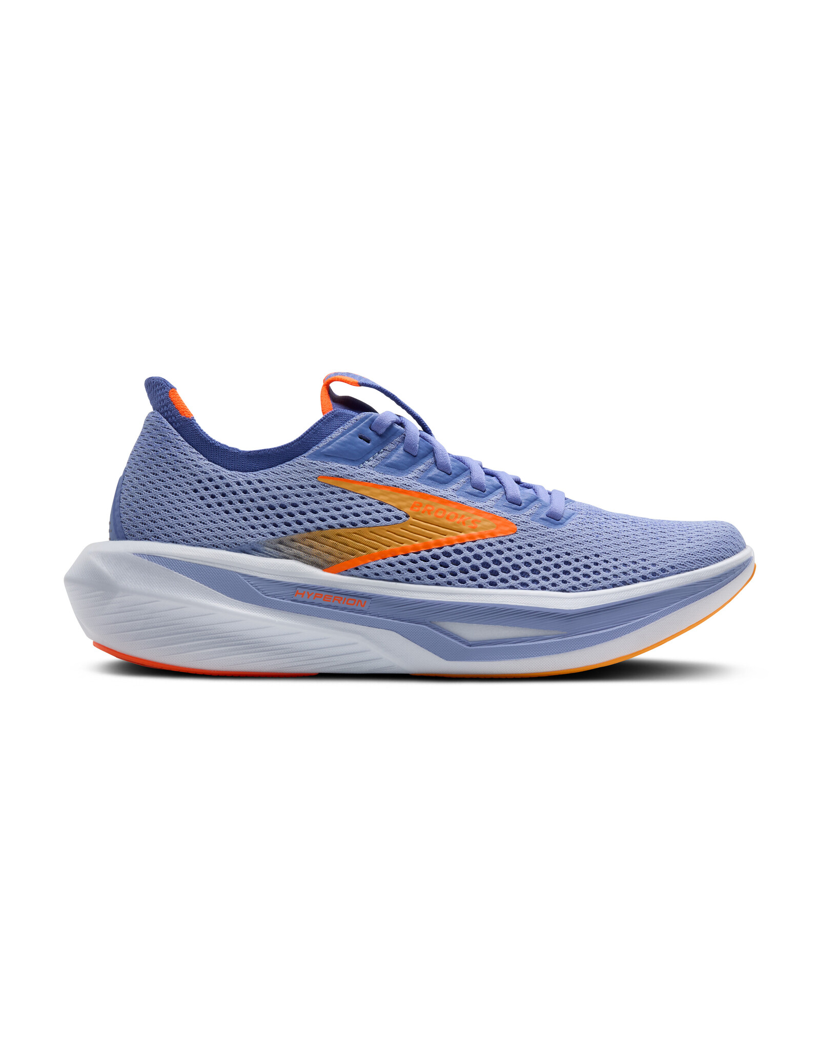 Brooks Hyperion 3-Dames-Blue Heron/Orange/White