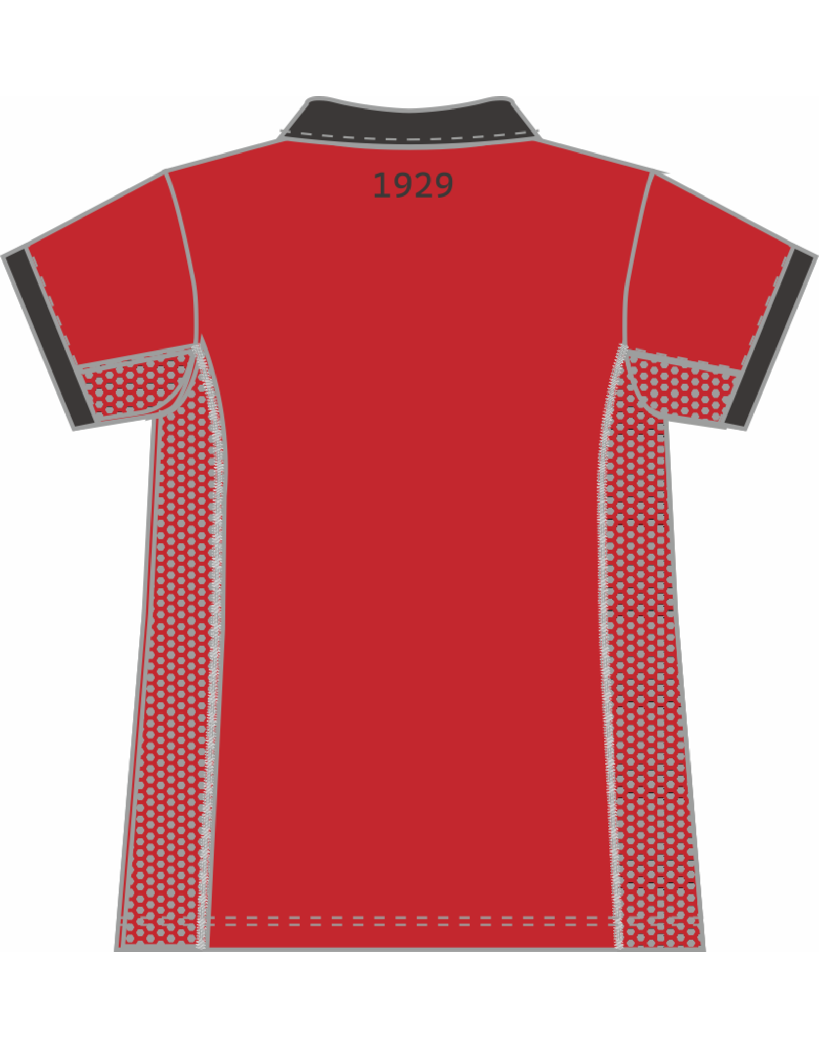 The Indian Maharadja Girls Tech Tee Hudito-red