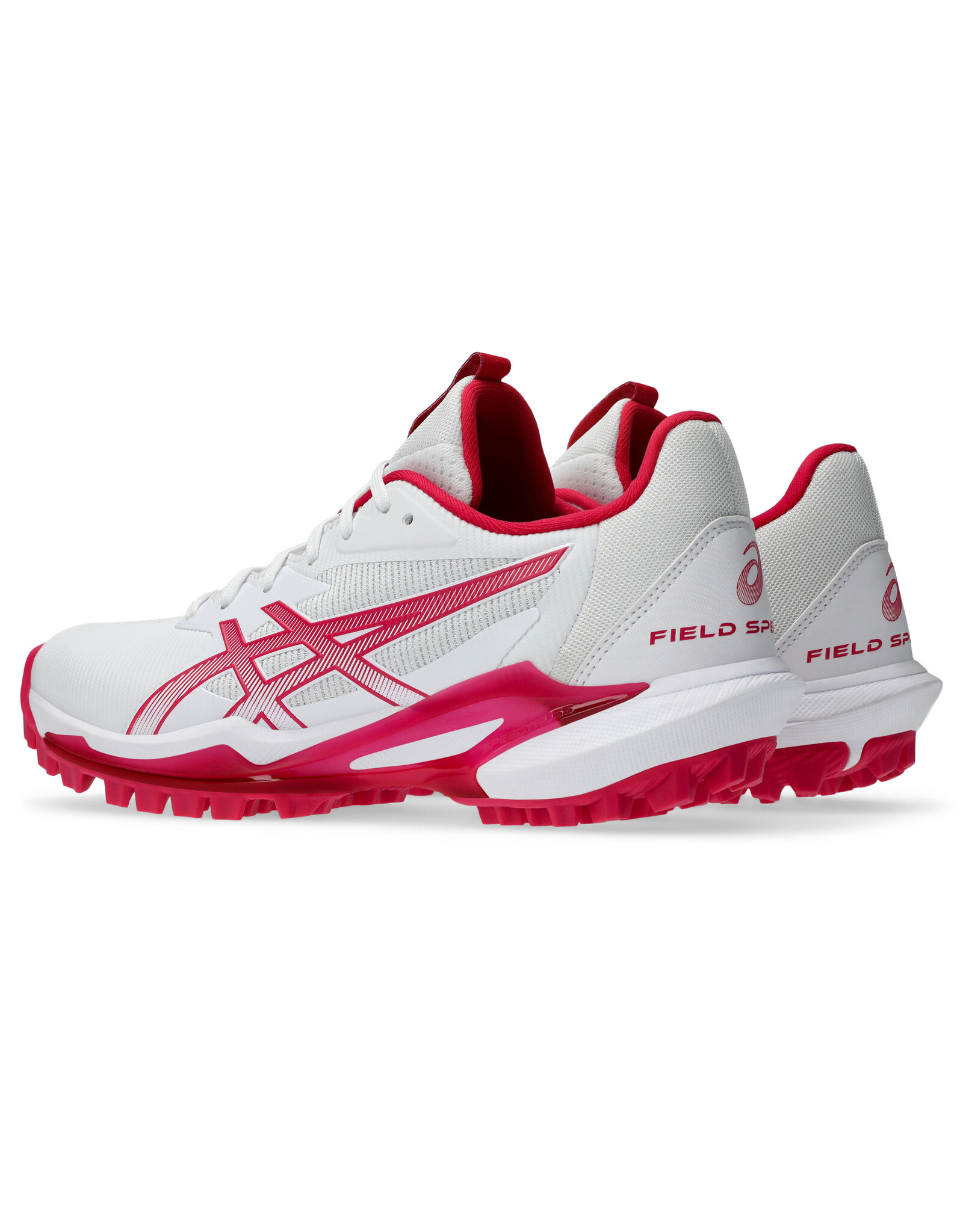 Asics FIELD SPEED FF 2-Dames-WHITE/BRIGHT ROSE