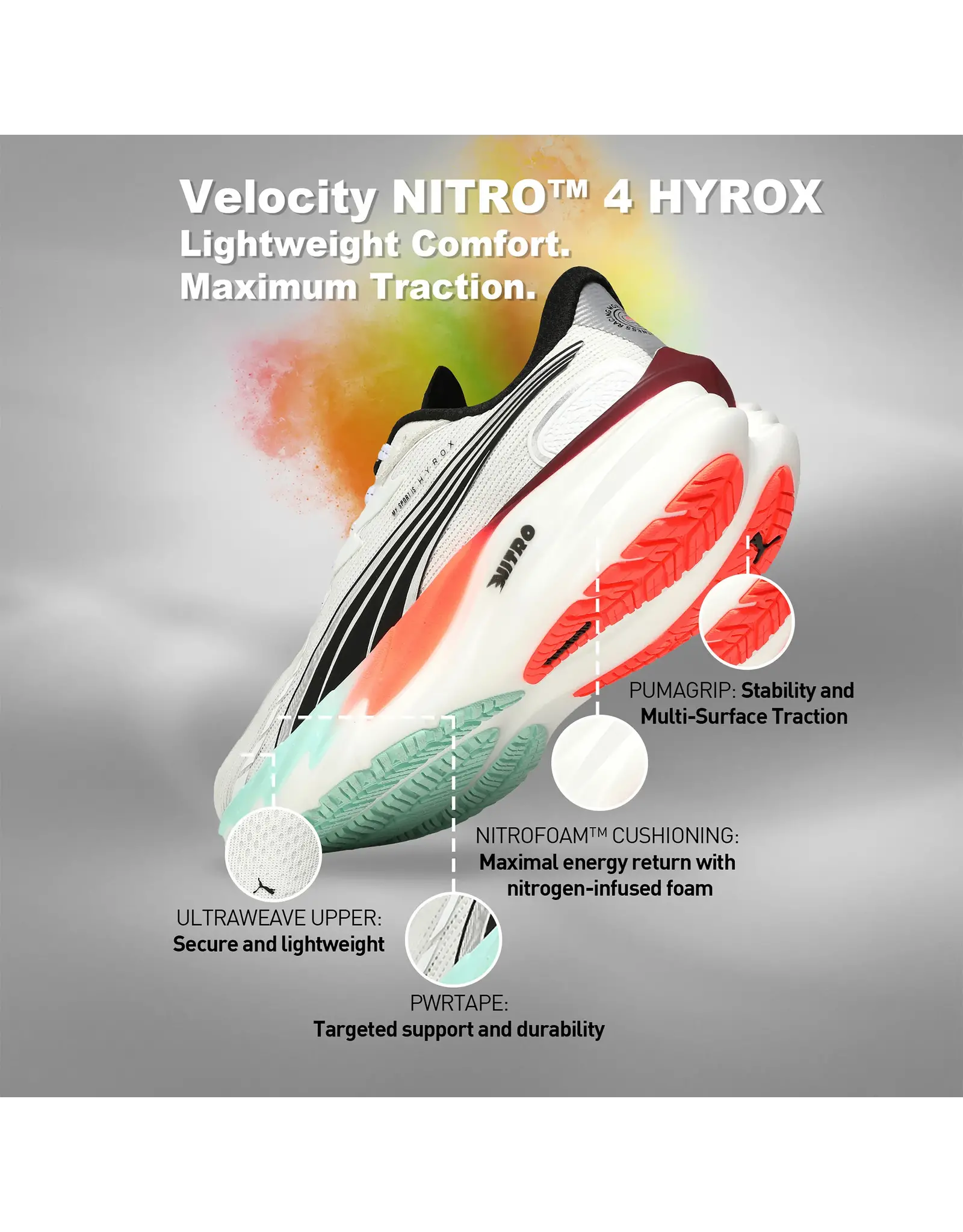 Puma Velocity NITRO 4 HYROX Wns-Dames-1-white