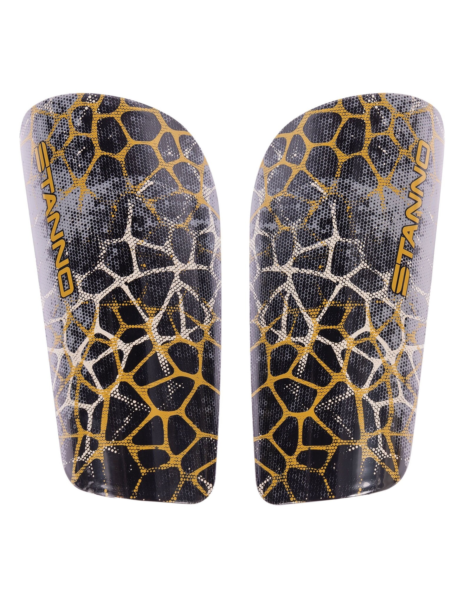Stanno Dome Shin Guards-Grey-Gold