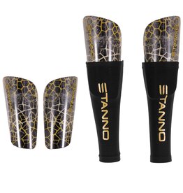 Stanno Dome Shin Guards-Grey-Gold