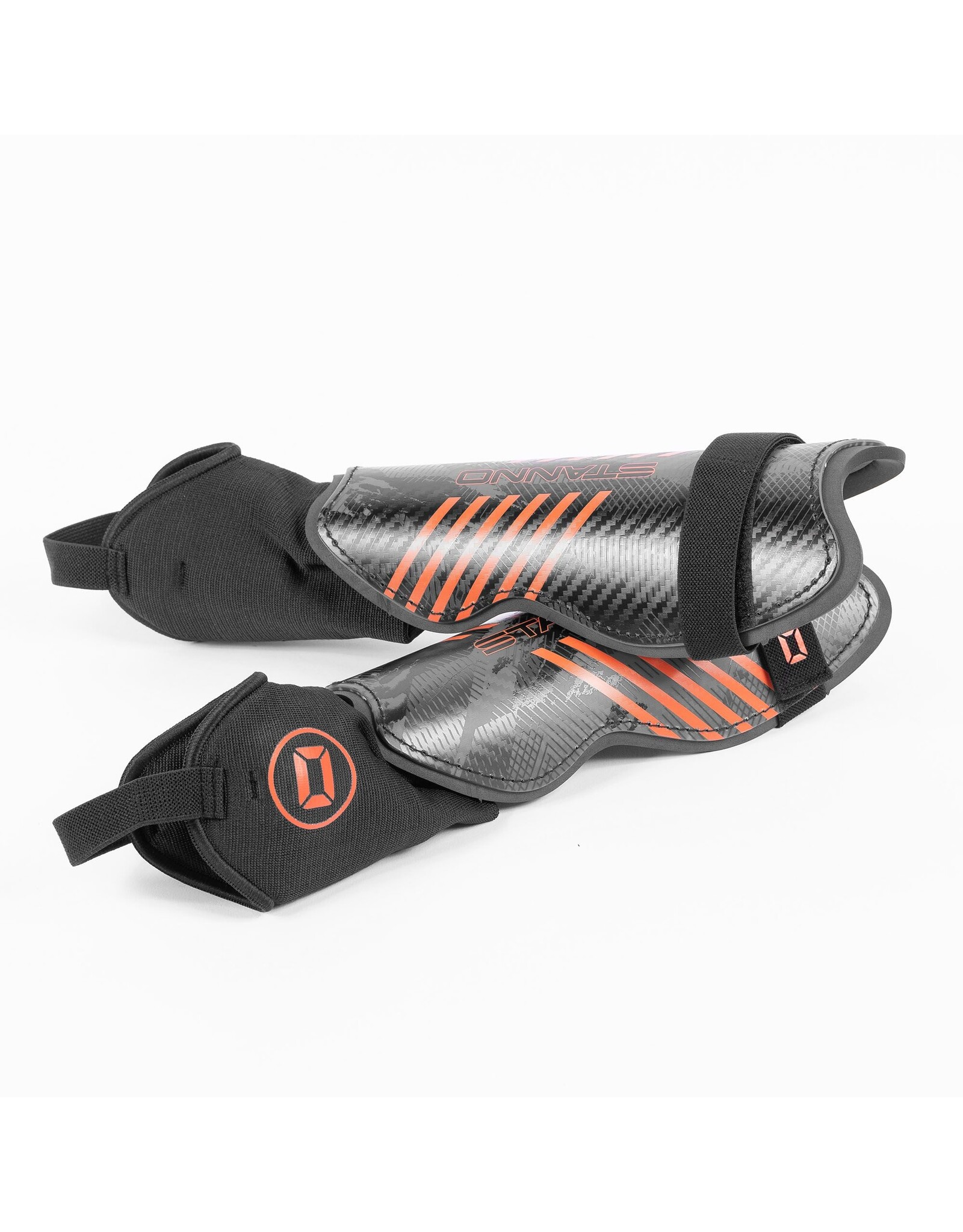 Stanno Liga IV Shin Guards-Black-Grey-Red