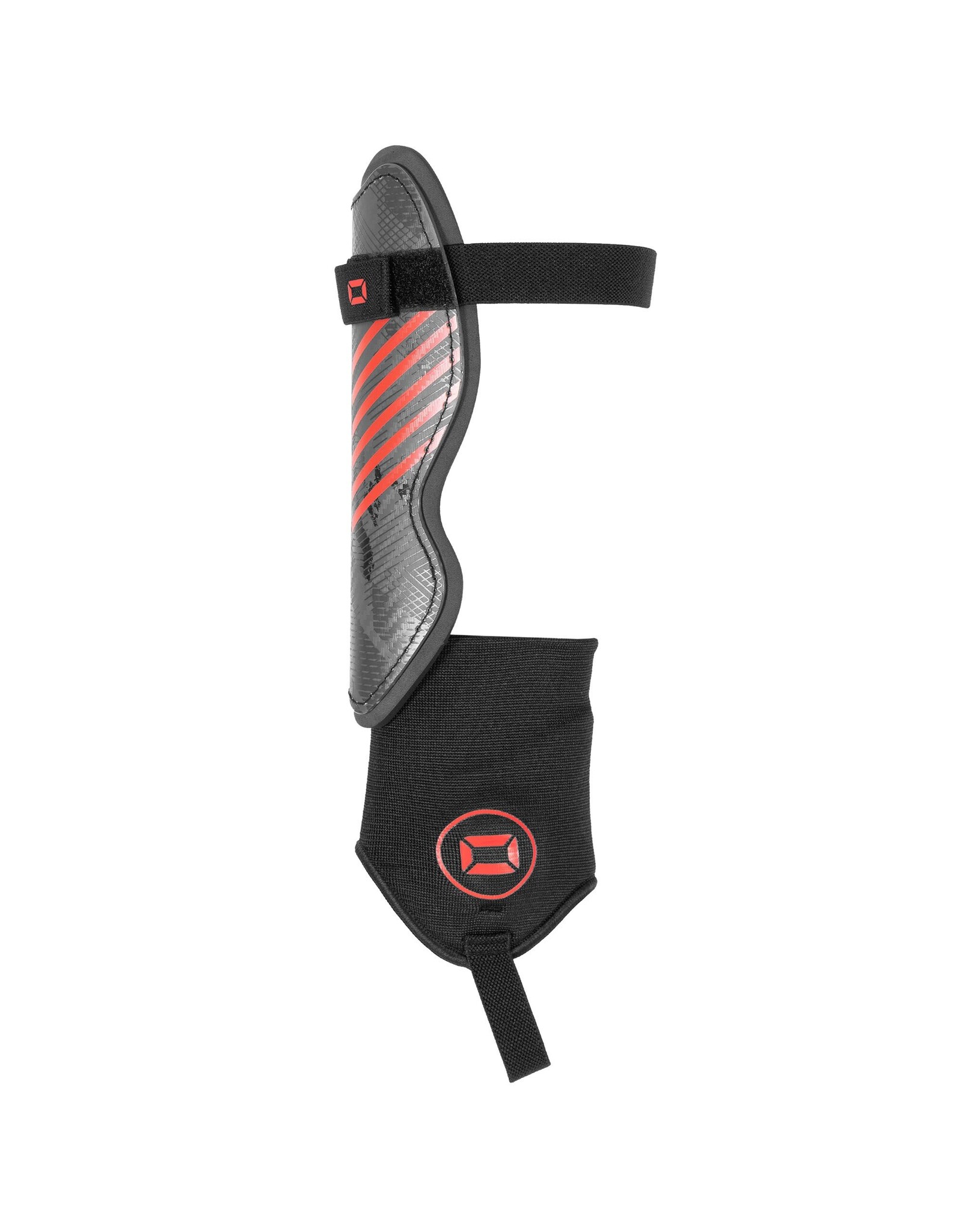 Stanno Liga IV Shin Guards-Black-Grey-Red