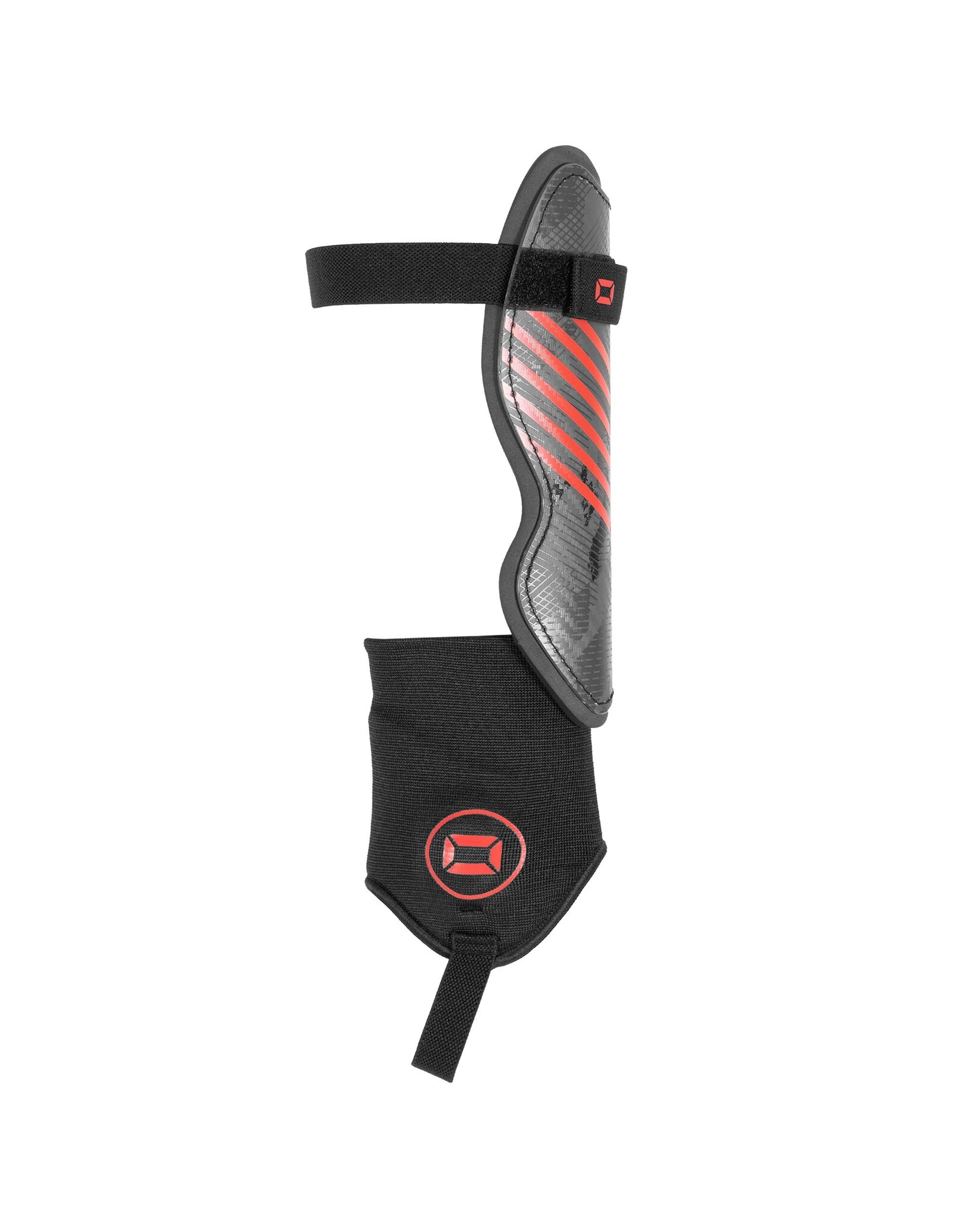 Stanno Liga IV Shin Guards-Black-Grey-Red