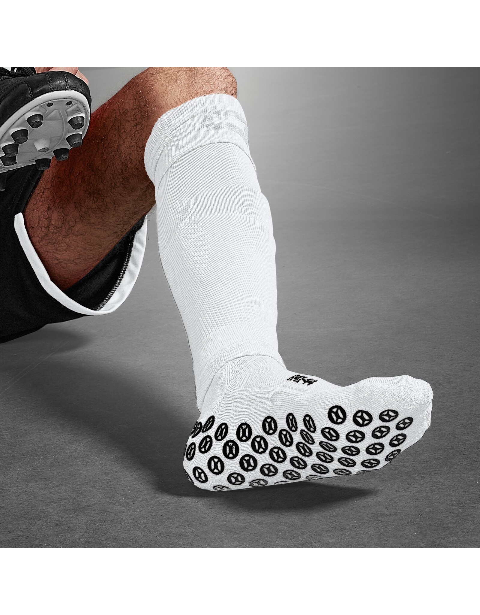 Stanno Raw Crew Socks - White-Black