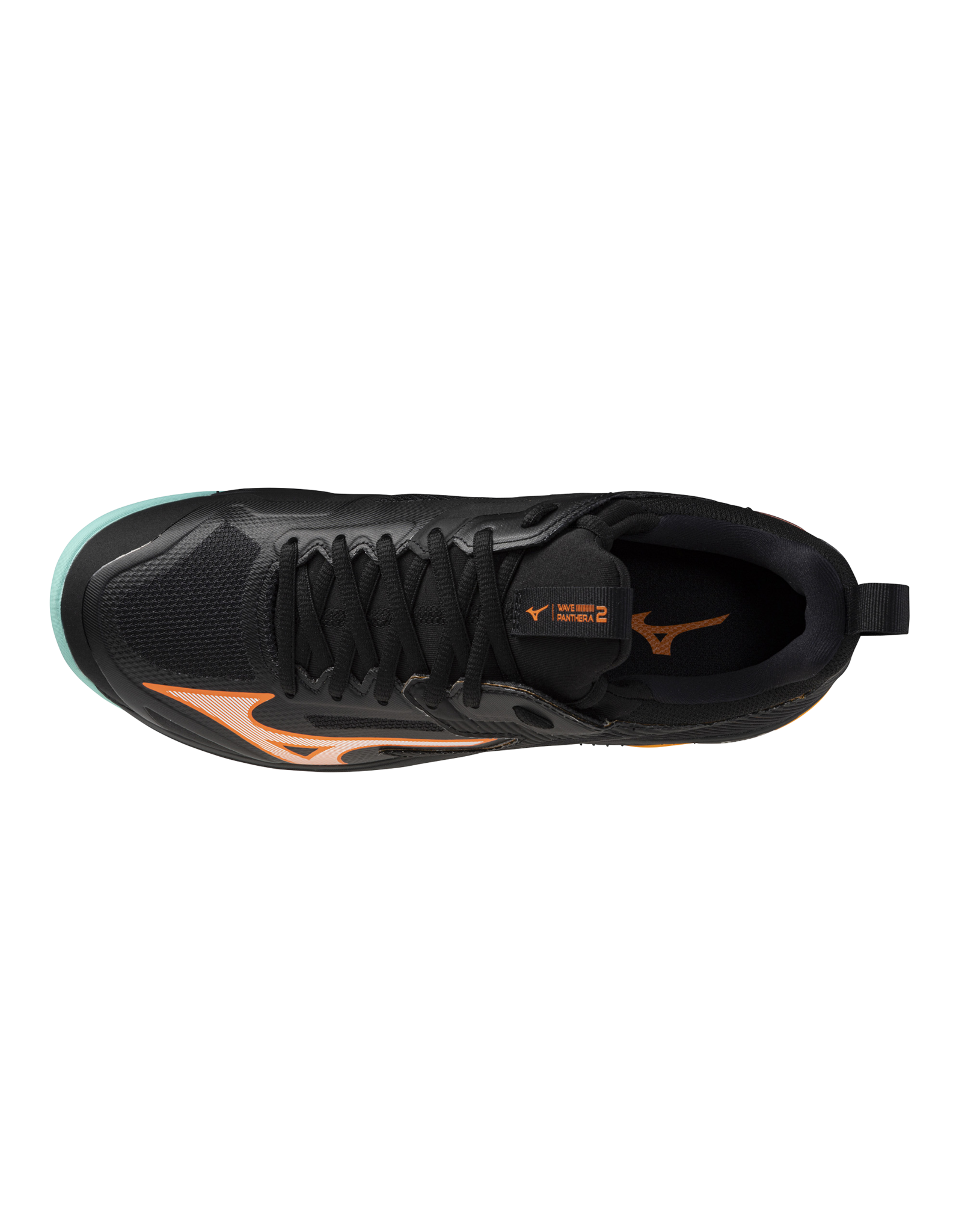 Mizuno SHOE WAVE PANTHERA-Unisex-Black/Tangelo/IceGreen