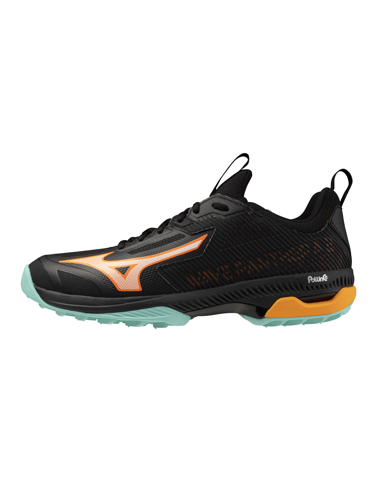 Mizuno SHOE WAVE PANTHERA-Unisex-Black/Tangelo/IceGreen
