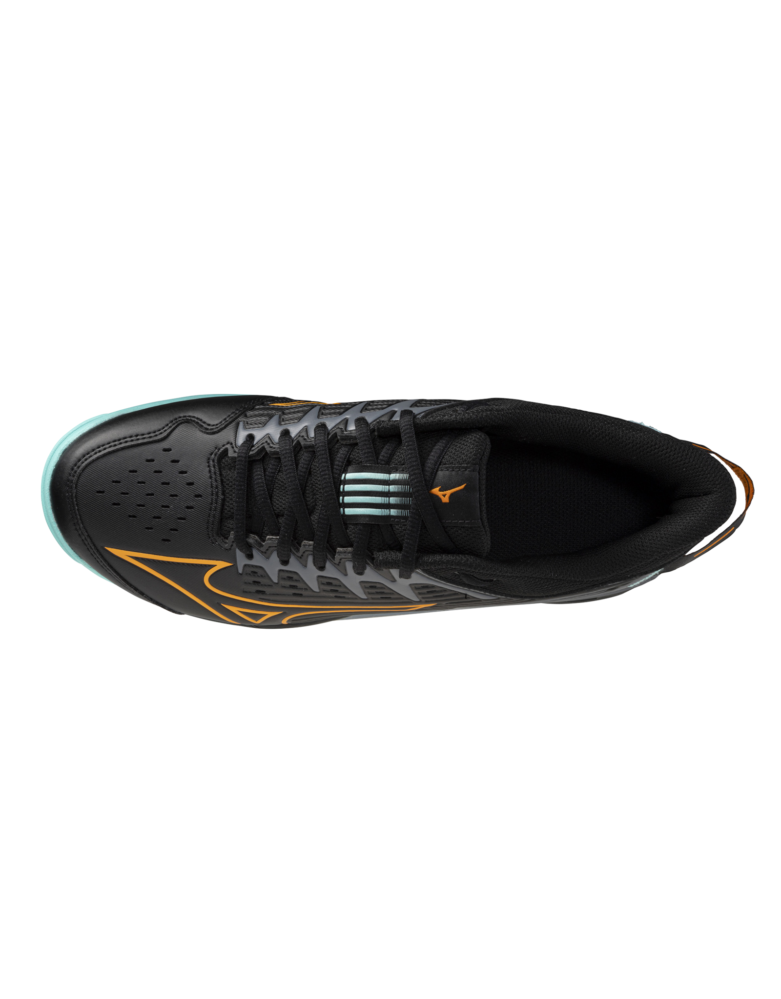 Mizuno SHOE WAVE LYNX-Unisex-Black/Tangelo/IceGreen