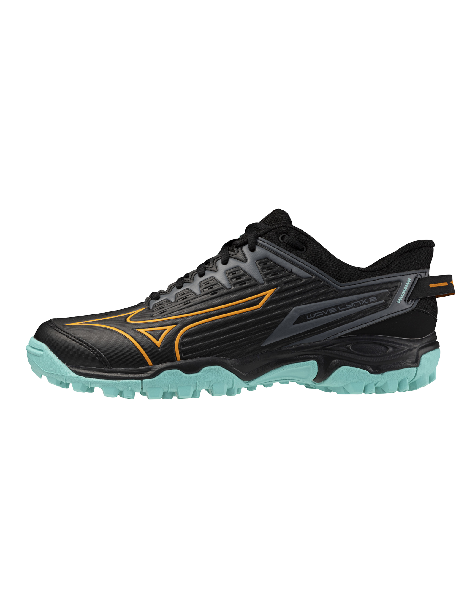 Mizuno SHOE WAVE LYNX-Unisex-Black/Tangelo/IceGreen