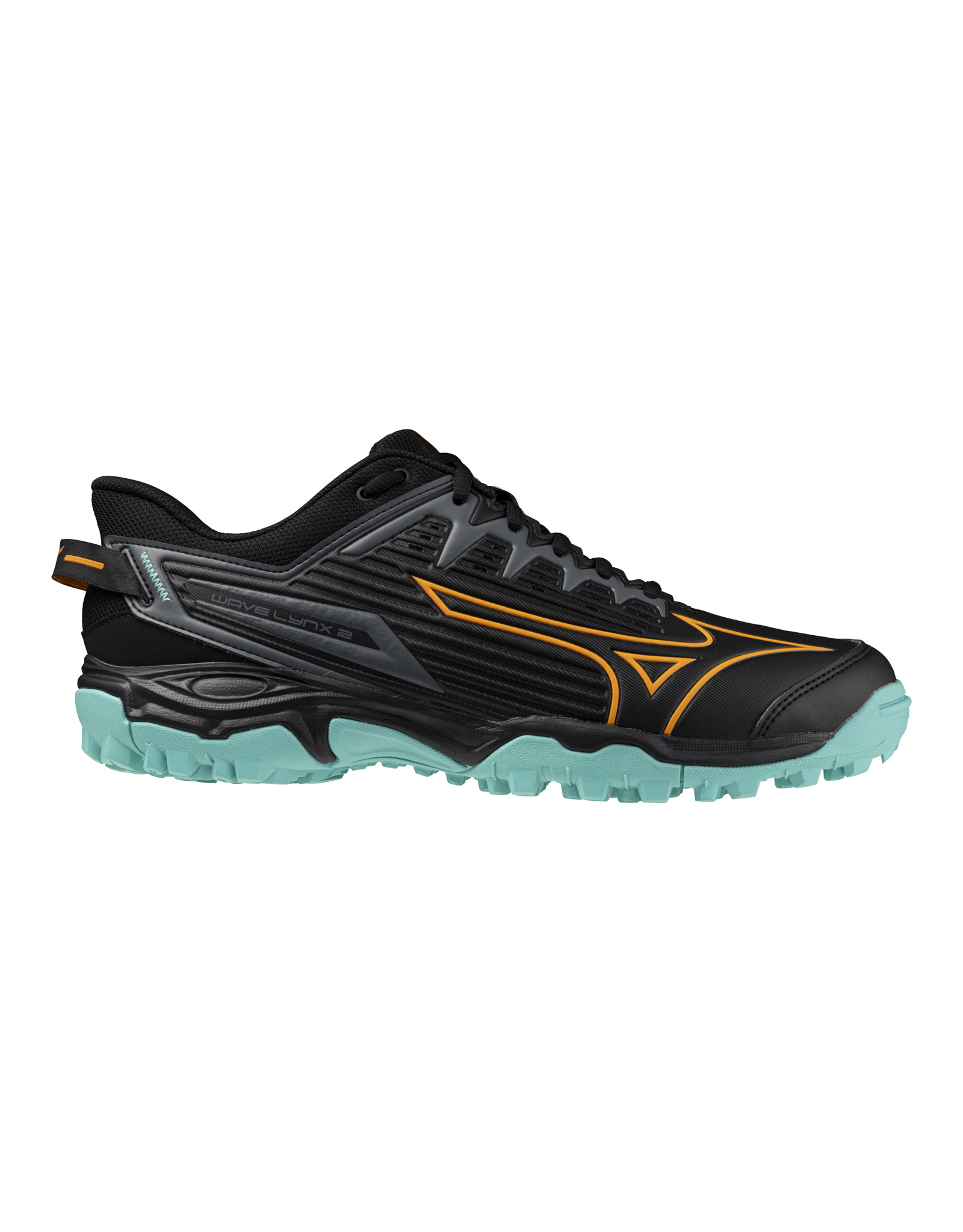 Mizuno SHOE WAVE LYNX-Unisex-Black/Tangelo/IceGreen