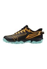 Mizuno SHOE WAVE LYNX-Kinderen-Black/Tangelo/IceGreen