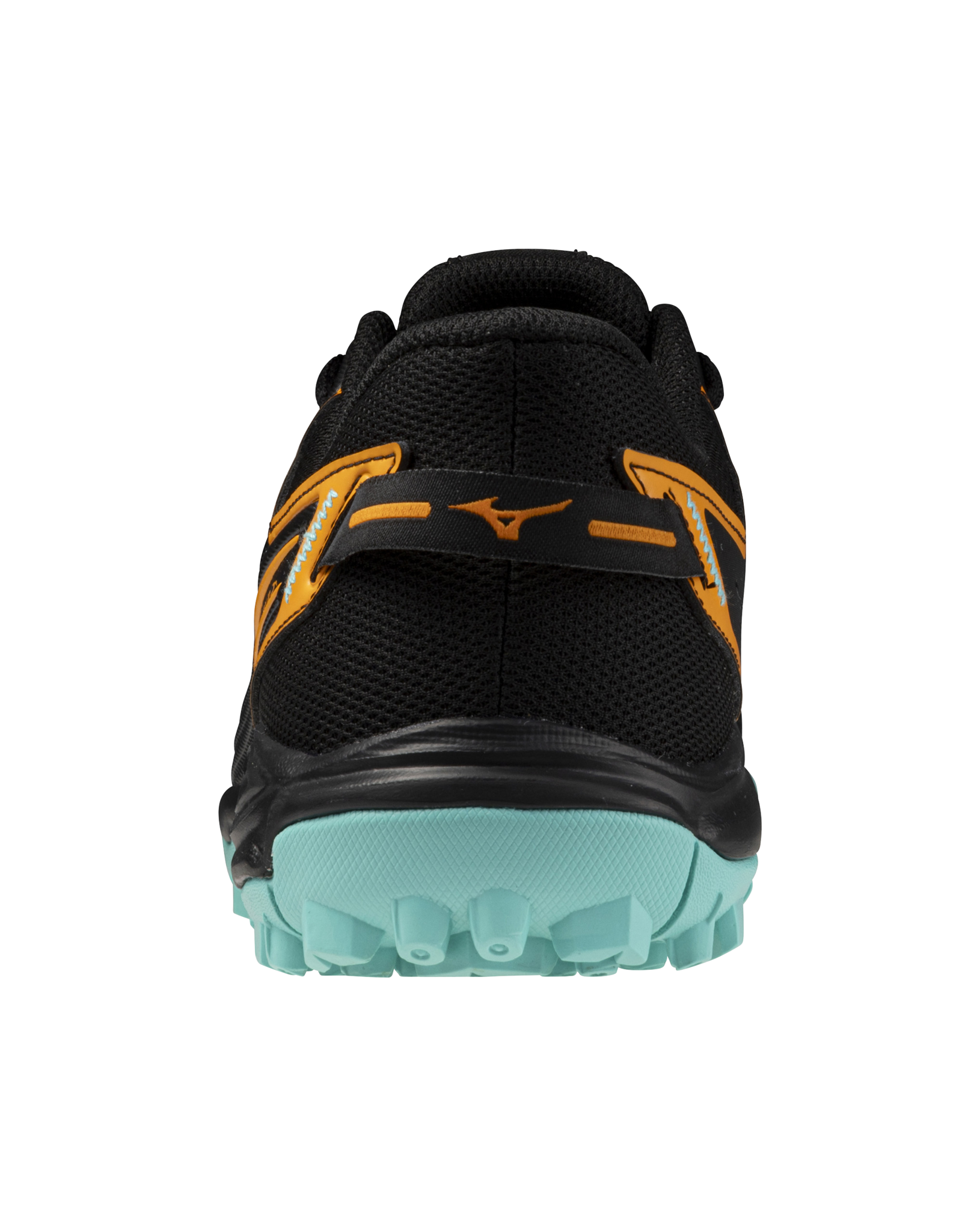 Mizuno SHOE WAVE LYNX-Kinderen-Black/Tangelo/IceGreen
