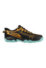 Mizuno SHOE WAVE LYNX-Kinderen-Black/Tangelo/IceGreen