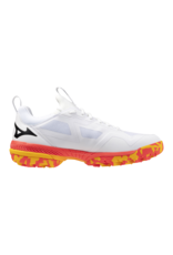 Mizuno SHOE WAVE PANTHERA-Unisex-White/FieryCoral2/Citrus