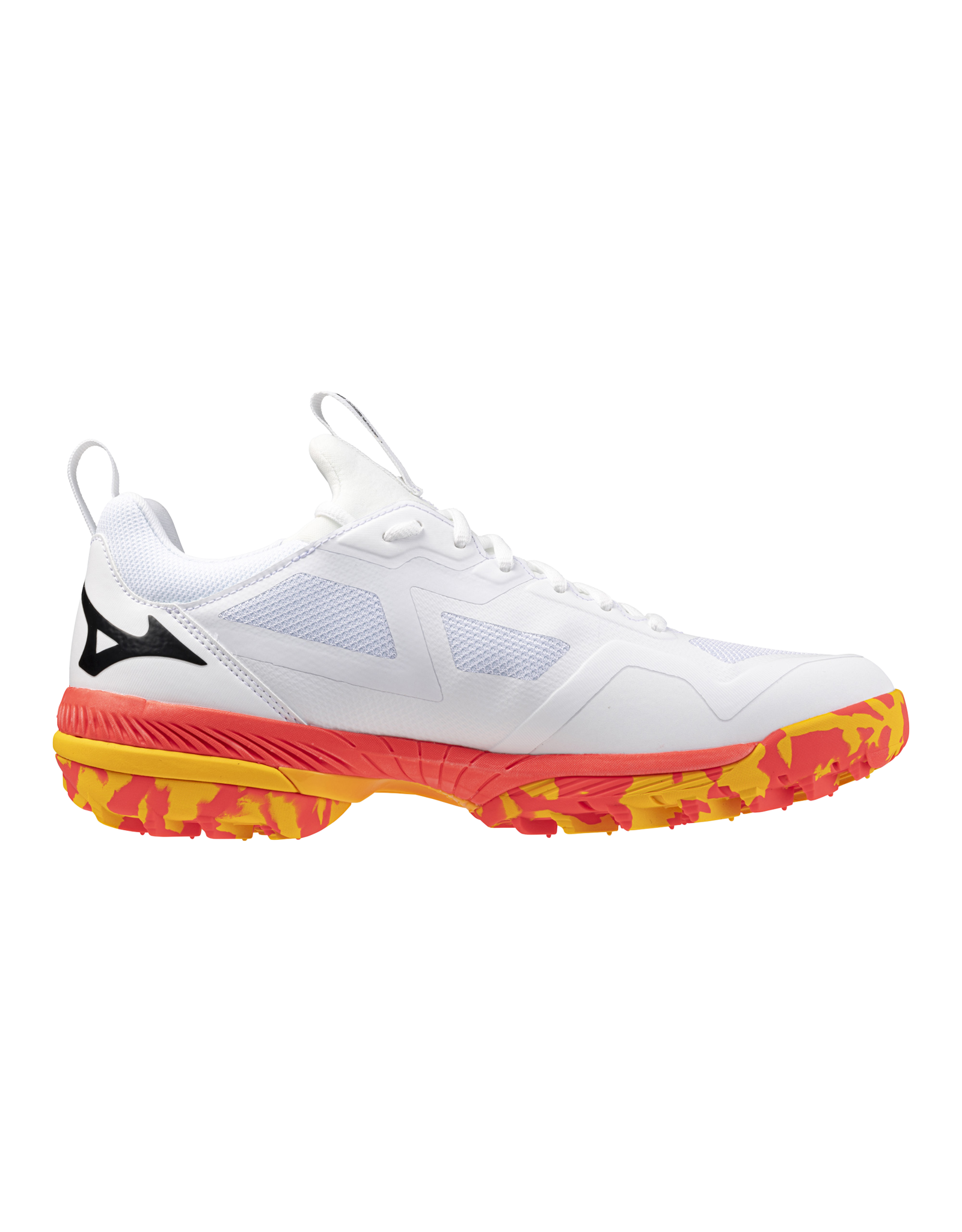 Mizuno SHOE WAVE PANTHERA-Unisex-White/FieryCoral2/Citrus