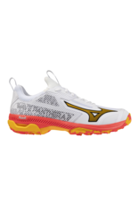 Mizuno SHOE WAVE PANTHERA-Unisex-White/FieryCoral2/Citrus