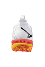 Mizuno SHOE WAVE PANTHERA-Unisex-White/FieryCoral2/Citrus