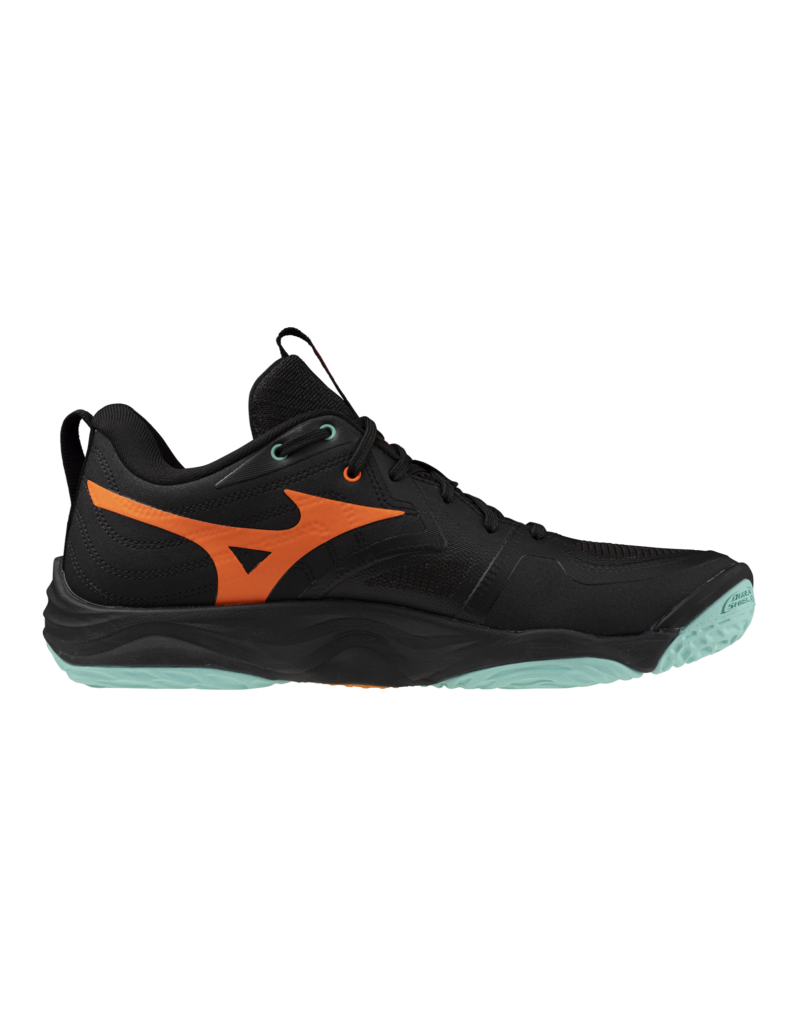 Mizuno SHOE WAVE MOMENTUM ELITE-Unisex-Black/Tangelo/IceGreen