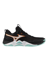 Mizuno SHOE WAVE MOMENTUM ELITE-Unisex-Black/Tangelo/IceGreen