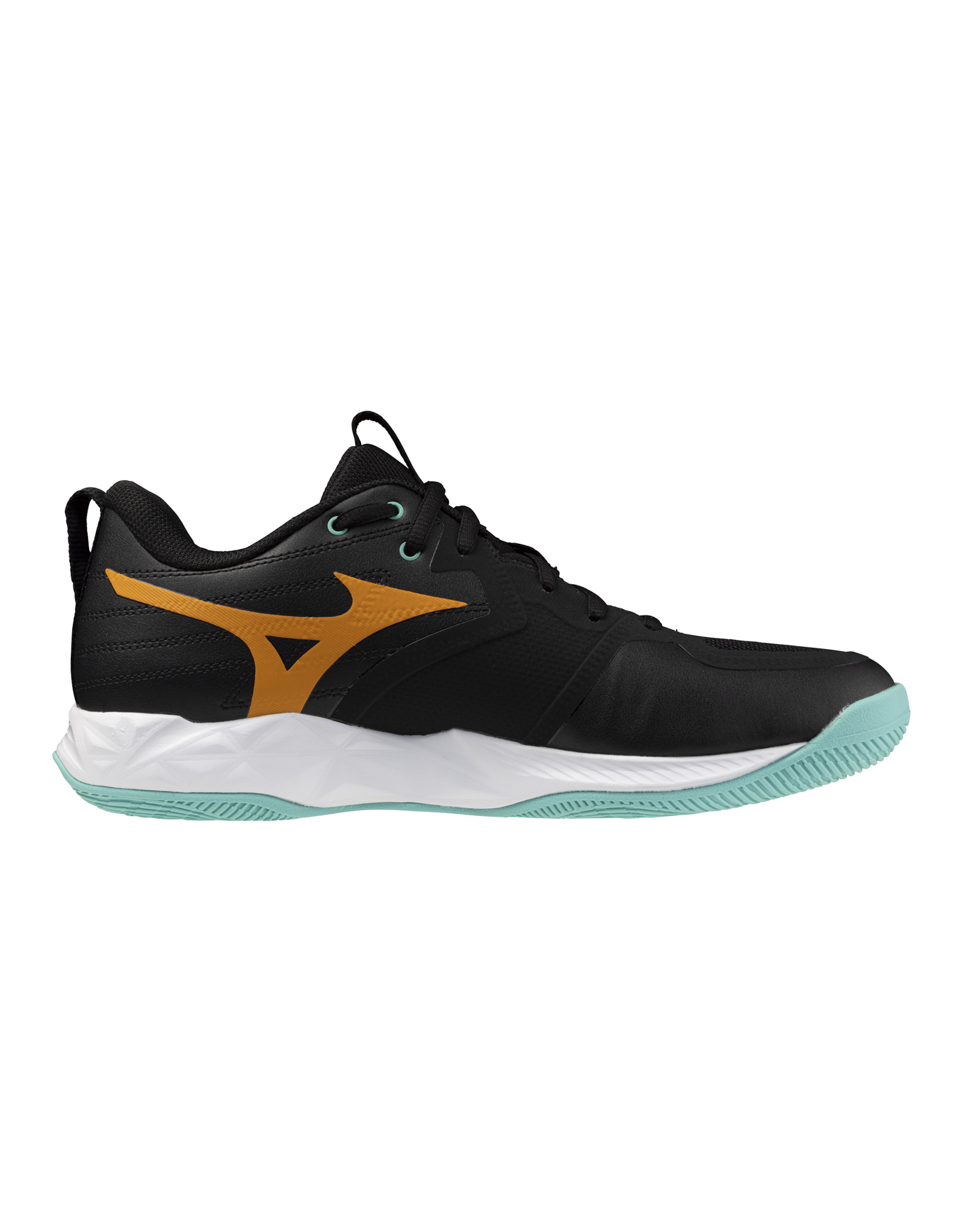 Mizuno SHOE WAVE MOMENTUM PRO-Unisex-Black/Tangelo/IceGreen