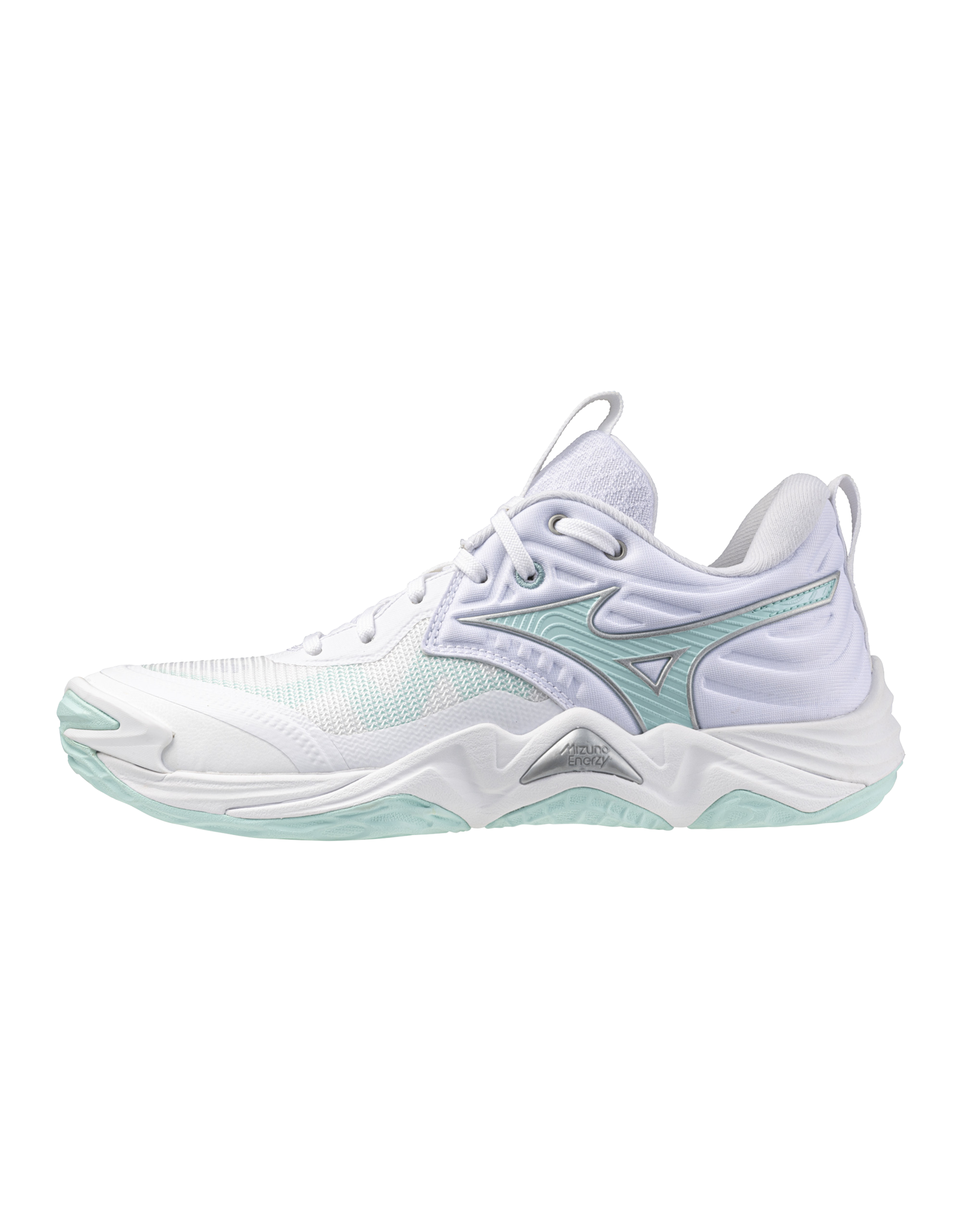 Mizuno SHOE WAVE MOMENTUM ELITE-Dames-White/BlueTint