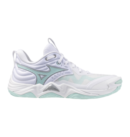 Mizuno SHOE WAVE MOMENTUM ELITE-Dames-White/BlueTint