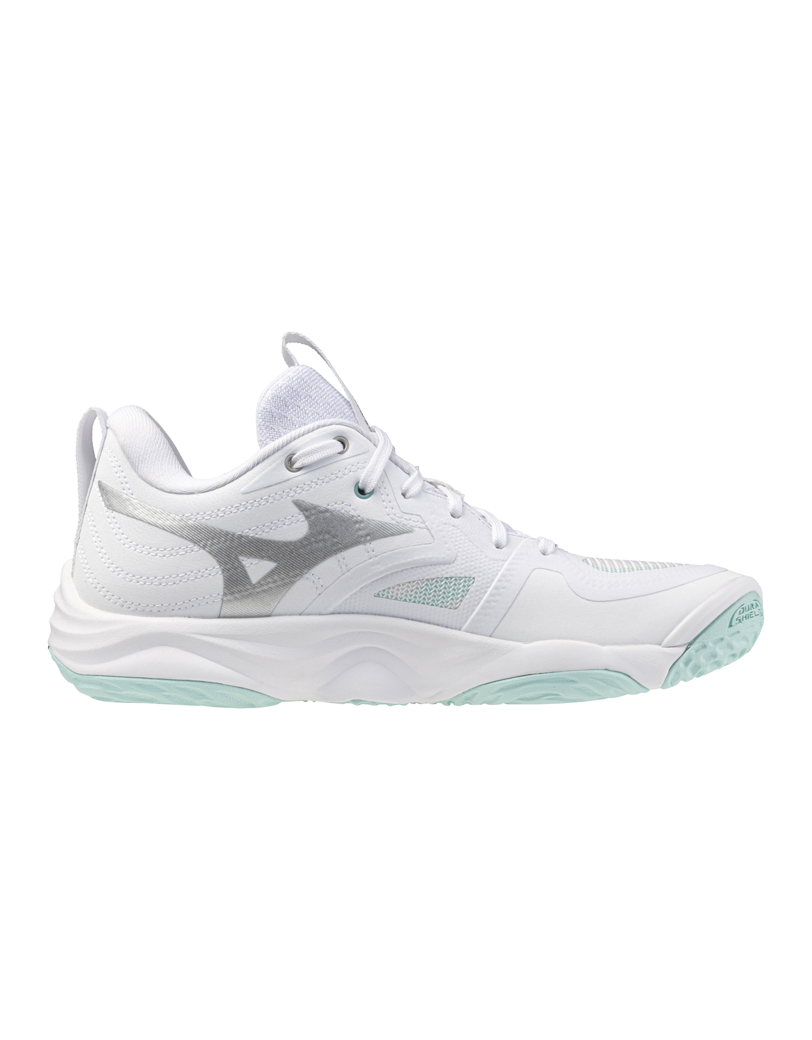 Mizuno SHOE WAVE MOMENTUM ELITE-Dames-White/BlueTint