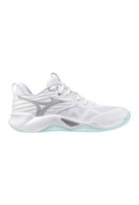 Mizuno SHOE WAVE MOMENTUM PRO MID-Dames-White/BlueTint