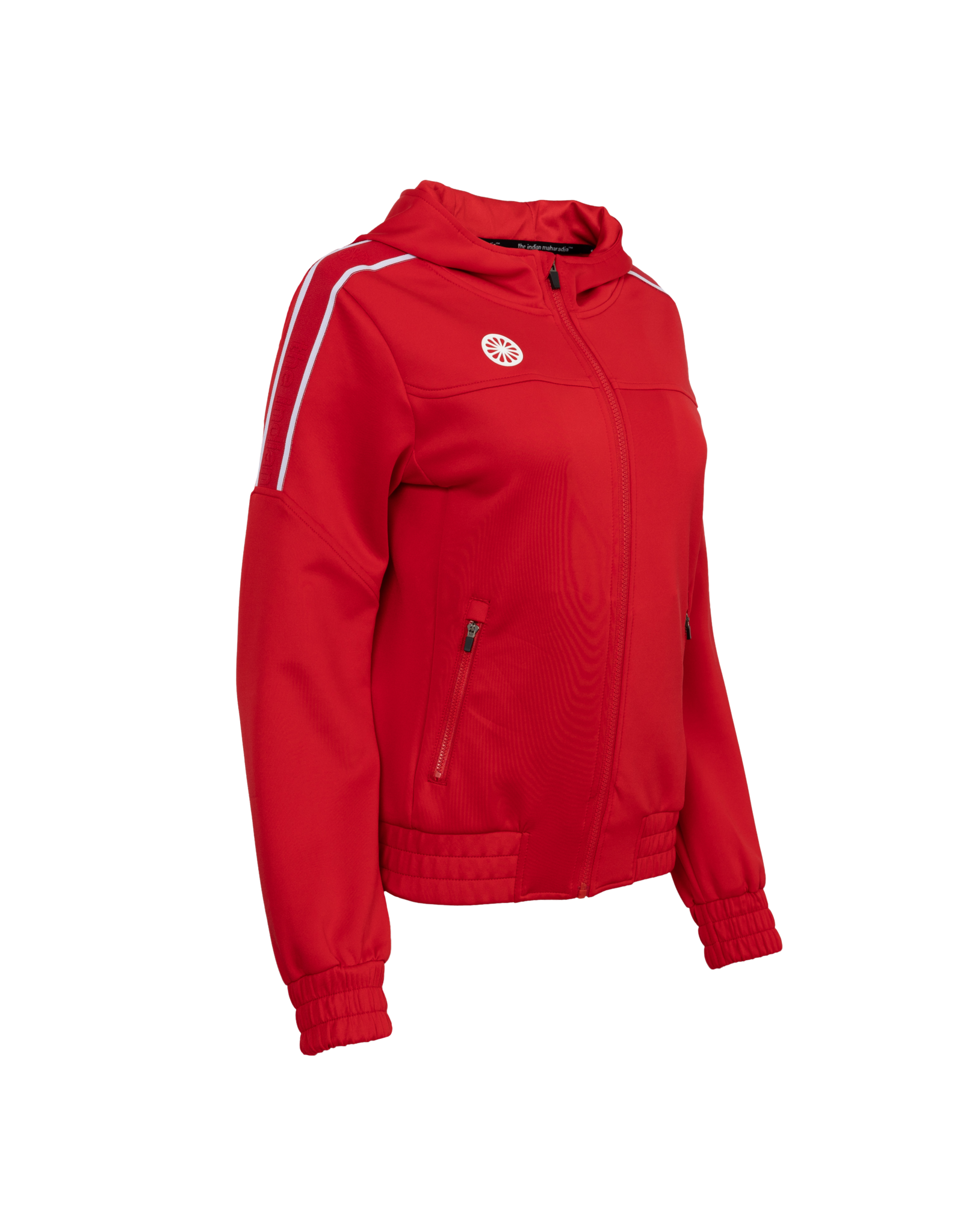 The Indian Maharadja Jaipur Women Performance Hooded Jacket-red