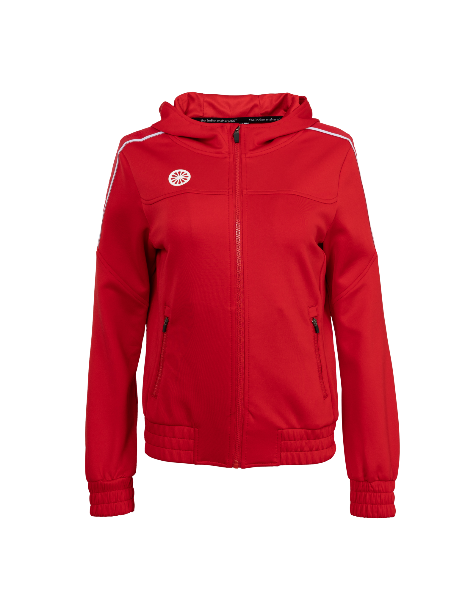 The Indian Maharadja Jaipur Women Performance Hooded Jacket-red
