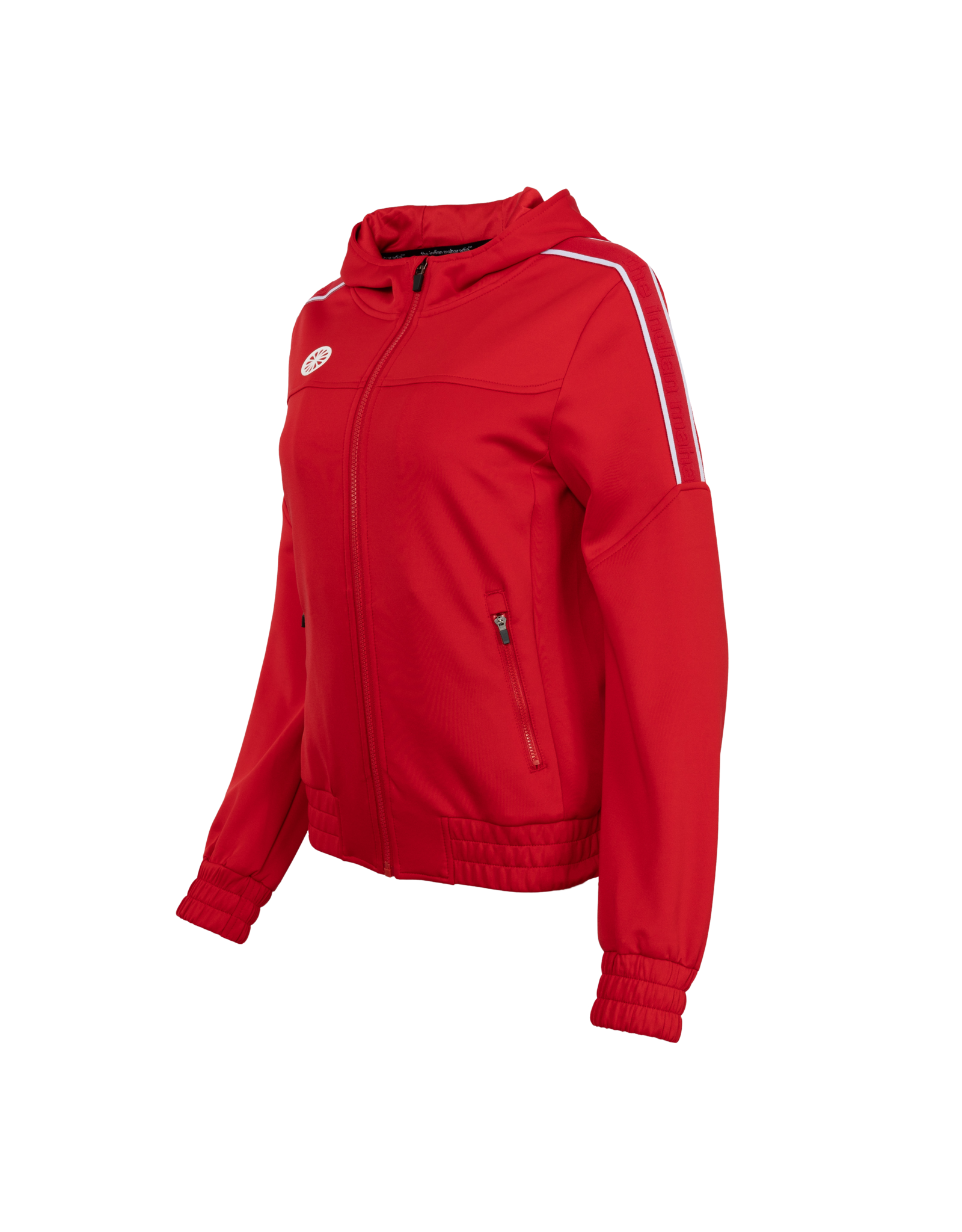 The Indian Maharadja Jaipur Women Performance Hooded Jacket-red