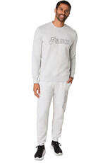 Asics ASICS LOGO SWEATPANT-Heren-LIGHT GREY HEATHER