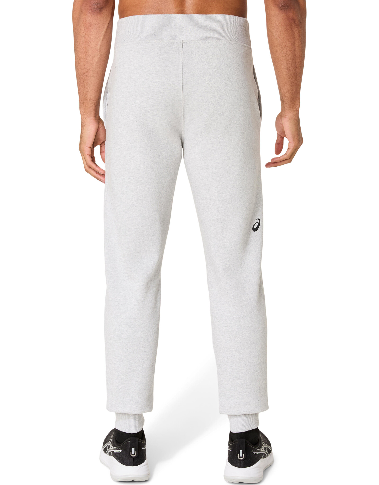 Asics ASICS LOGO SWEATPANT-Heren-LIGHT GREY HEATHER