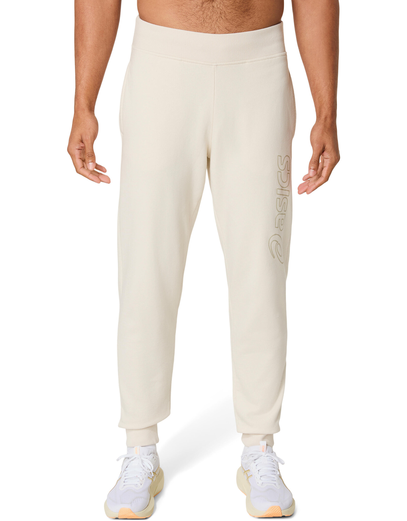 Asics ASICS LOGO SWEATPANT-Heren-BIRCH