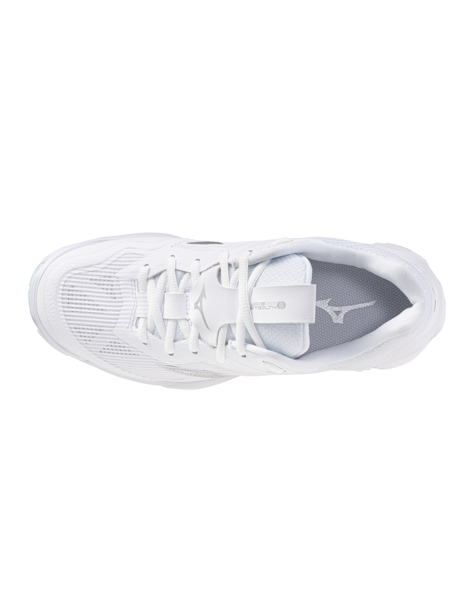 Mizuno SHOE WAVE STEALTH-Dames-White/BlueTint